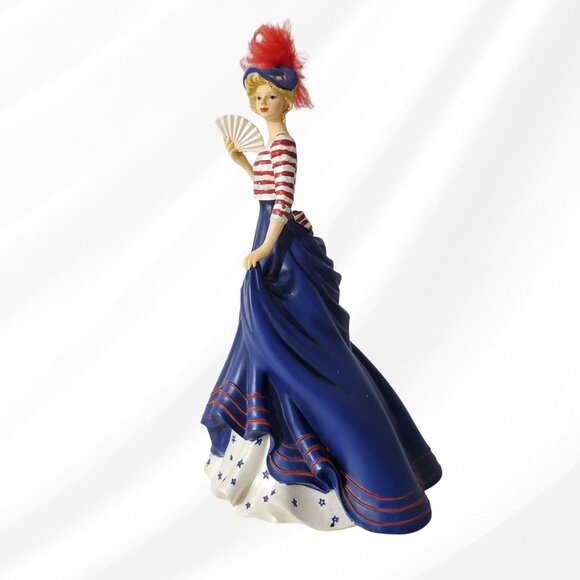 2/$50 Thomas Kinkade Broad Stripes & Bright Stars Figurine #0098A Hamilton - Picture 5 of 8